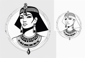 Cleopatra symbolism tattoo idea