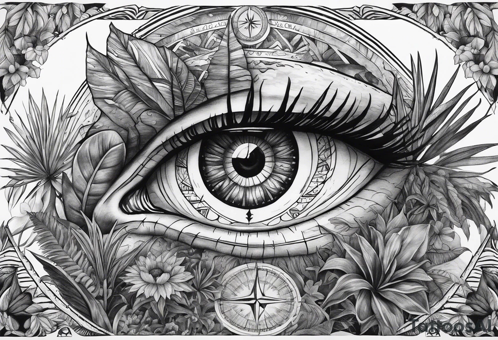 Compass
Jungle Plants
All-seeing Eye
ocean tattoo idea