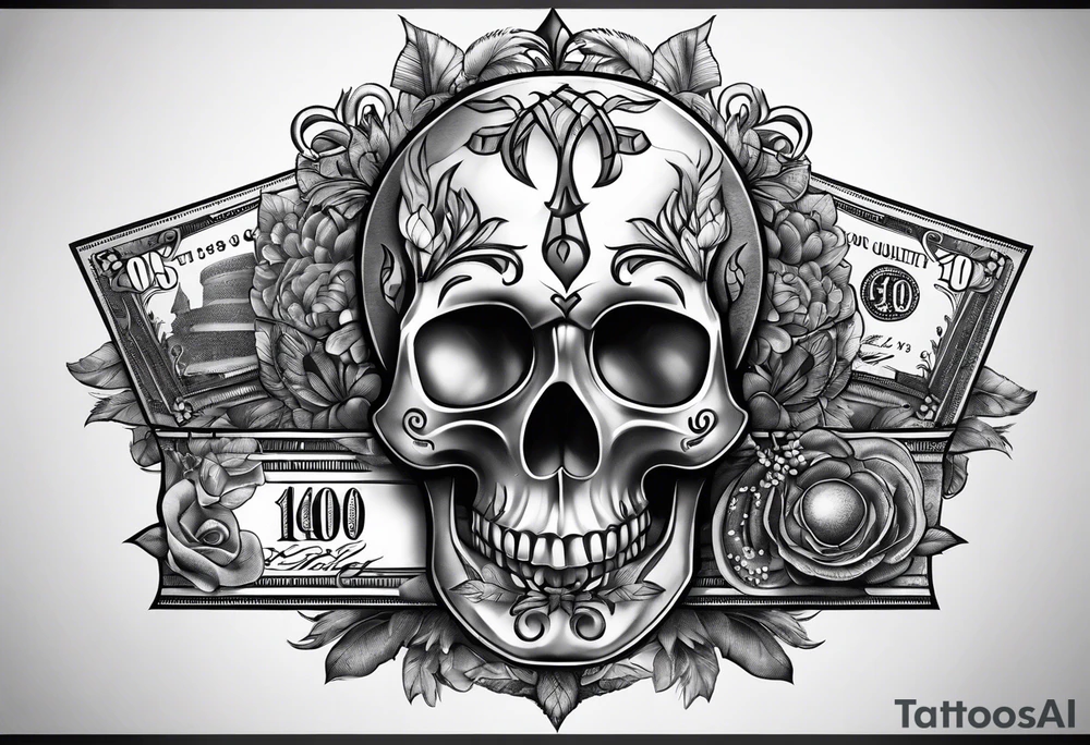 money tattoo idea
