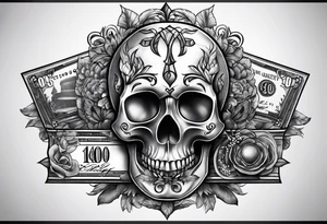 money tattoo idea