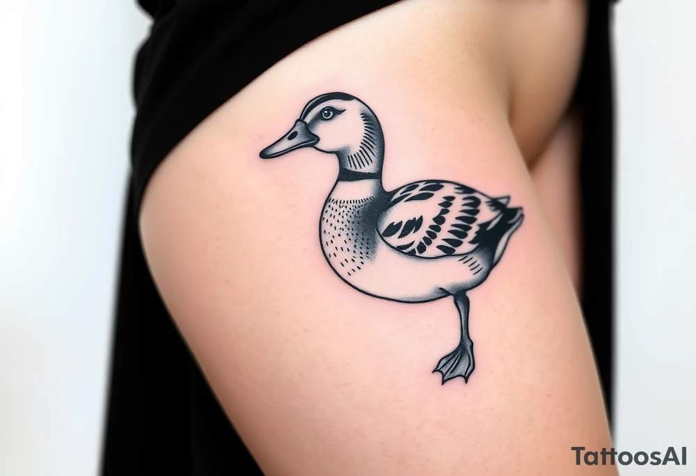 Duck tattoo idea