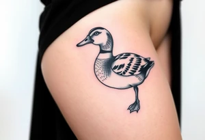 Duck tattoo idea