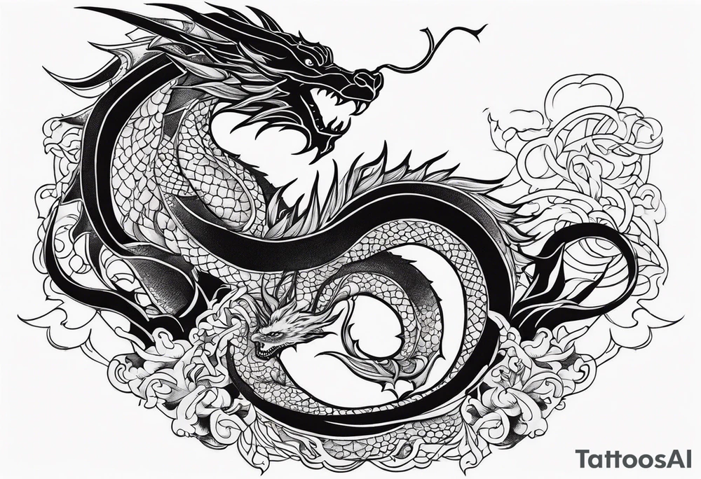 dragon tattoo idea