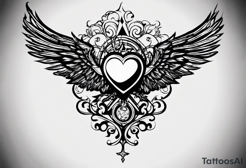 Ok so on my forearm I was wanting like a nitrous bottle with a line going into my veins and like lines weaving in and out of my veins all the way up to my chest and have a turbo heart on my left peck but on the I was also wanting brother hood embedded on the lines tattoo idea