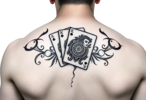 Für die außenseite vom unterarm 
Poker karten von ass bis bube in piek
Würfel tattoo idea
