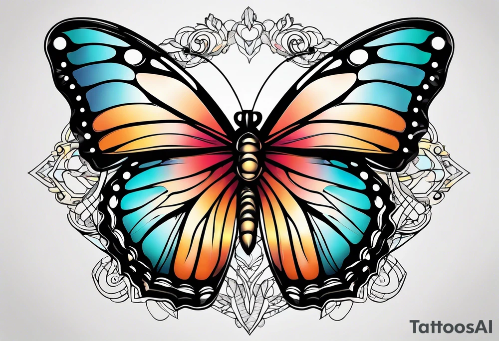 Butterfly tattoo idea