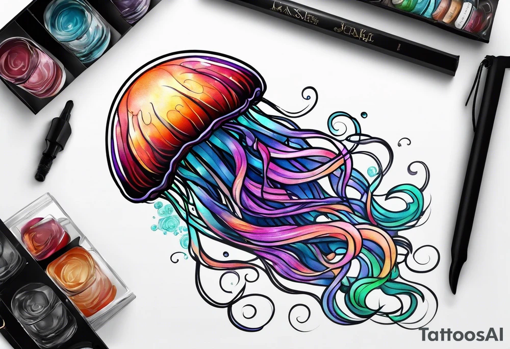 jellyfish tattoo idea