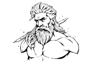 greek god tattoo idea