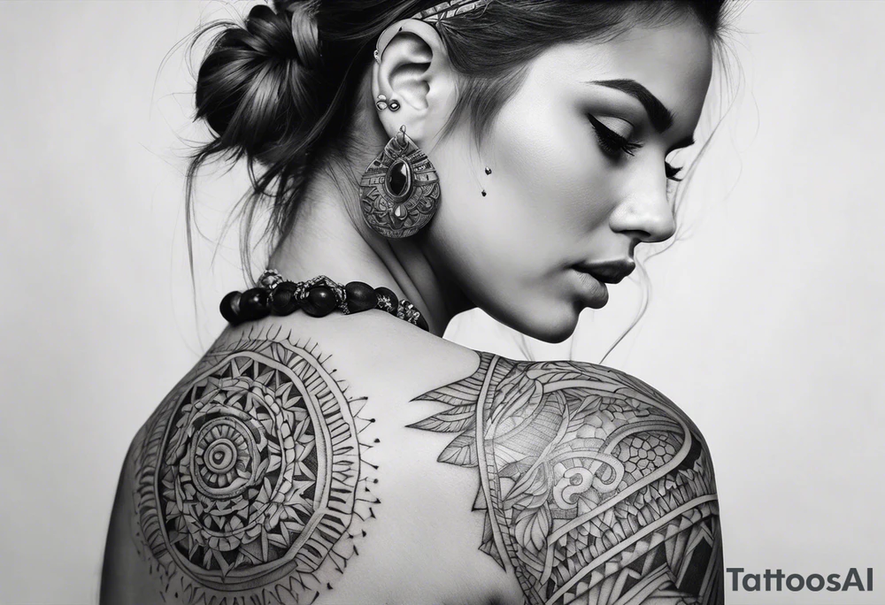 shoulder tattoo ideas cultural tattoo idea