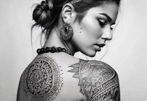 shoulder tattoo ideas cultural tattoo idea