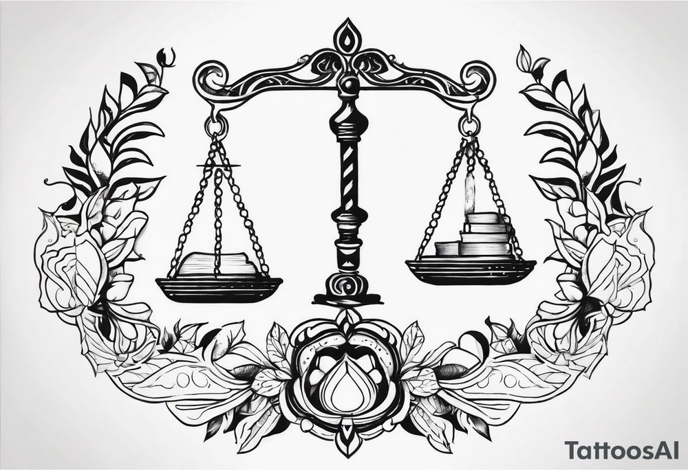 libra tattoo idea