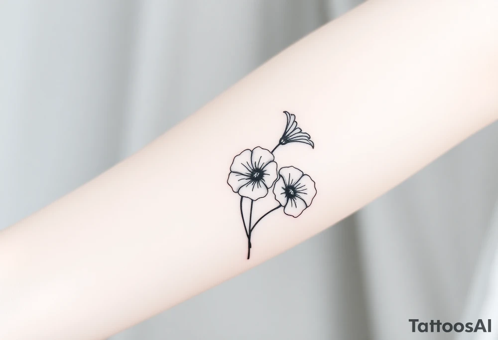 Morning glories tattoo idea
