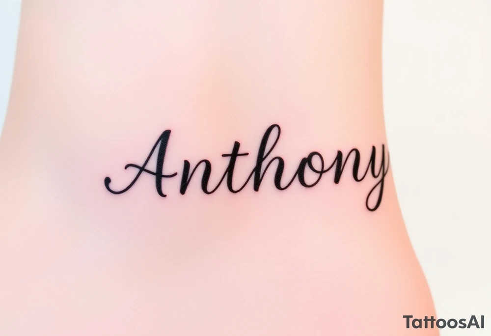 Anthony tattoo idea