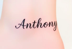 Anthony tattoo idea