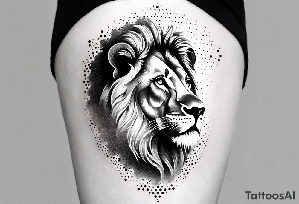 Lion tattoo idea