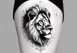 Lion tattoo idea