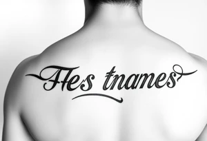 Tattoo for 3 names tattoo idea