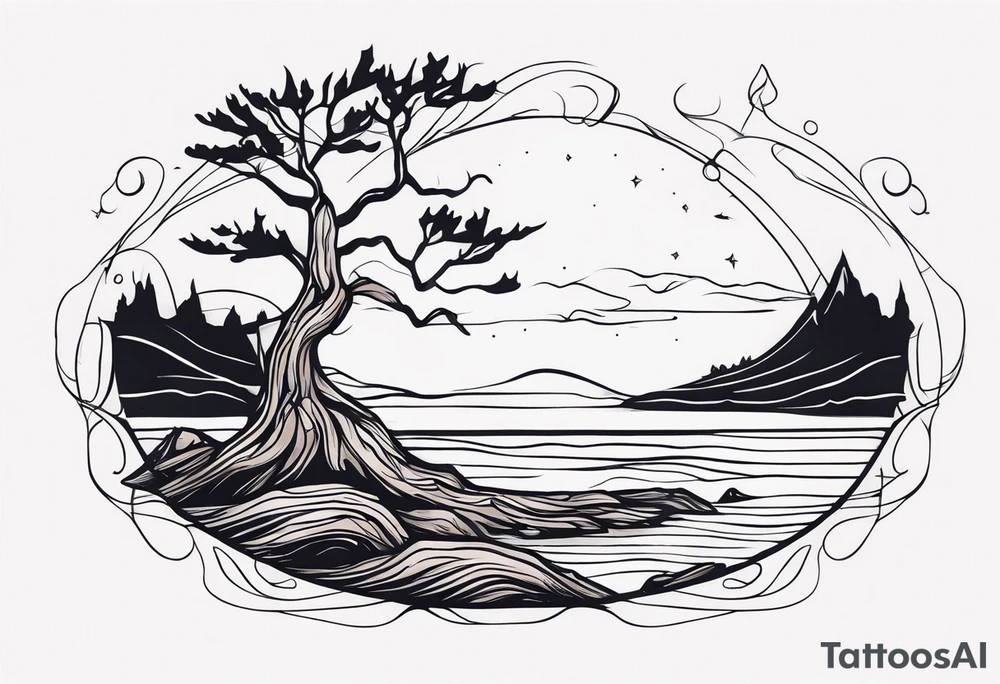 Driftwood tattoo idea