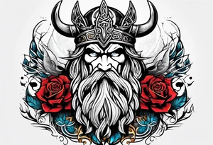 Strength, rebirth and loyalty norse tattoo idea