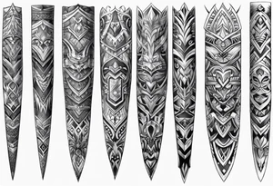 Armor sleeve tattoo idea
