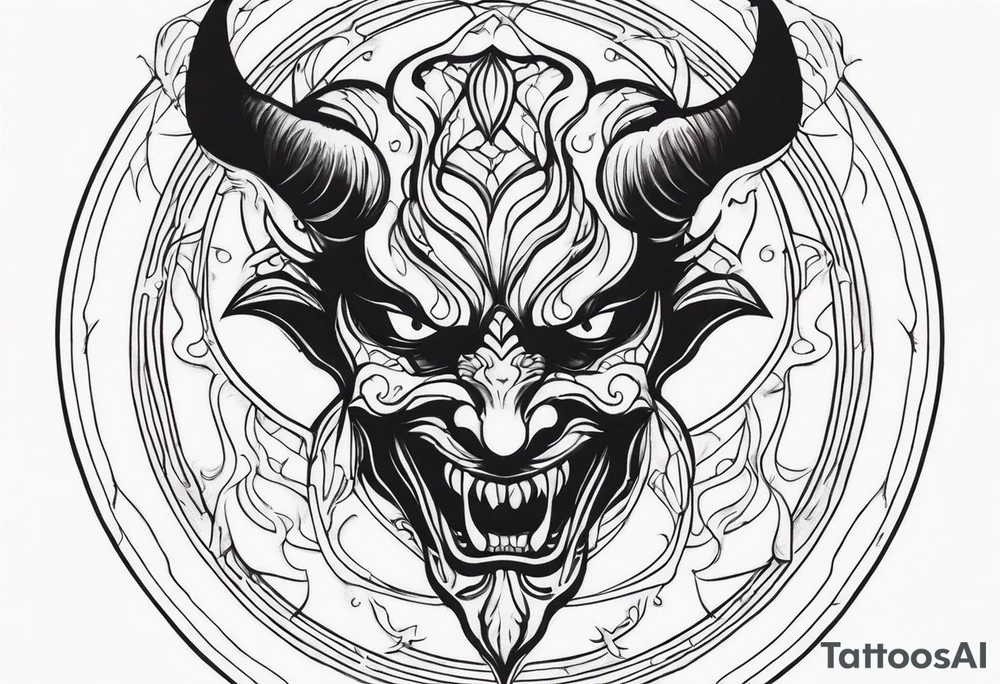 Demon stealing my soul tattoo idea