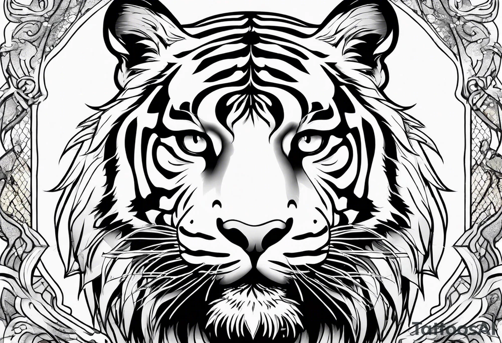 Tiger tattoo idea