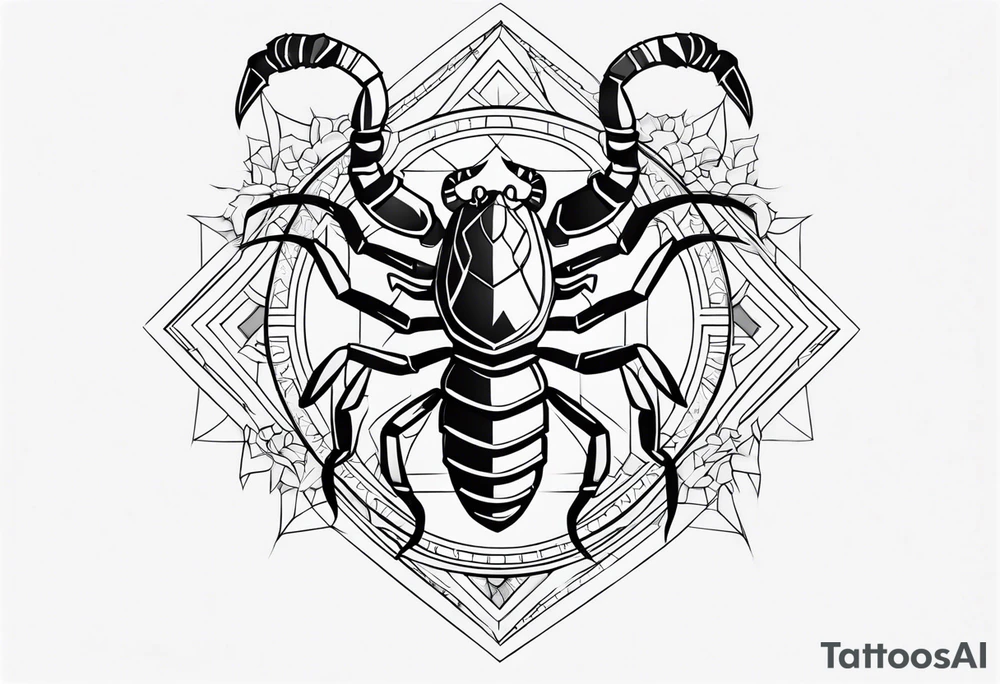 scorpio tattoo idea