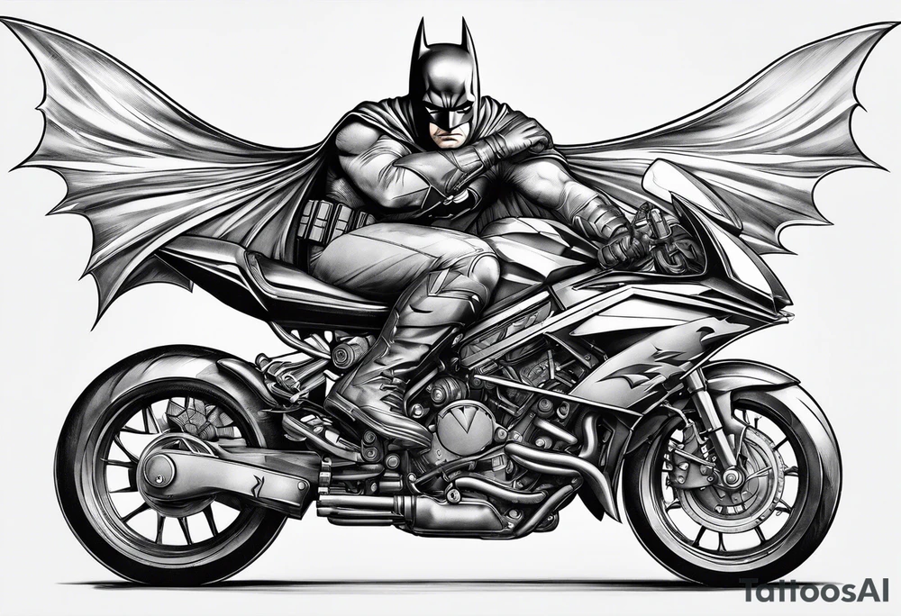 Batman and chip hazard tattoo idea