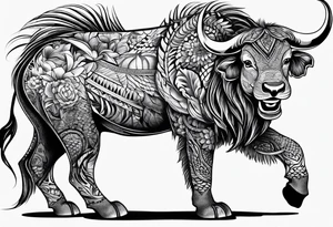 Animal on my back tattoo idea