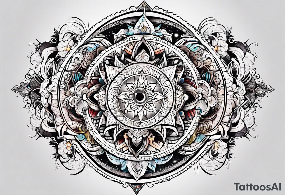 universe tattoo idea