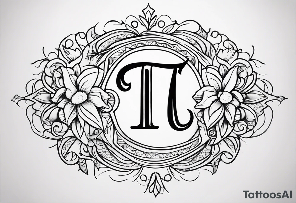 Initials T A C tattoo idea