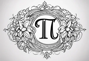 Initials T A C tattoo idea