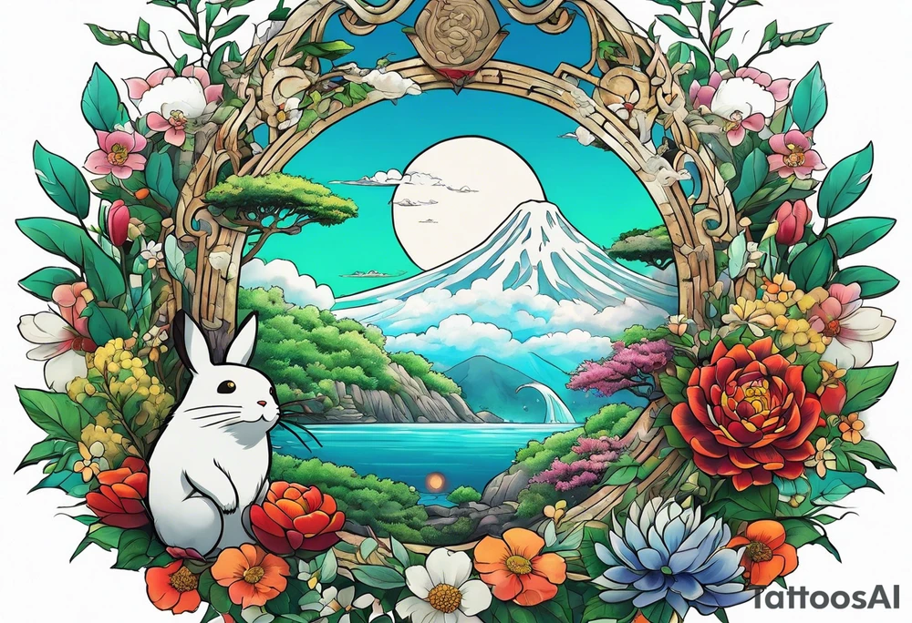 studio ghibli tattoo idea