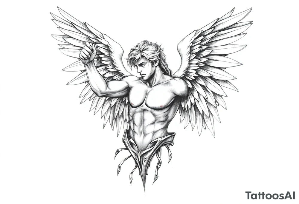 Michael the archangel tattoo idea