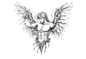Michael the archangel tattoo idea