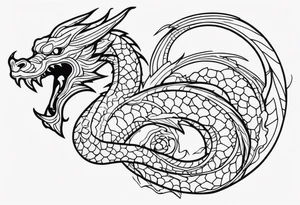 a dragon tattoo idea