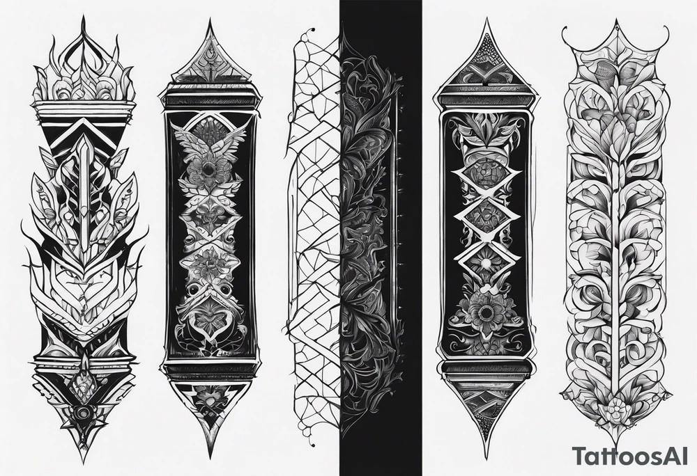 spine tattoo tattoo idea