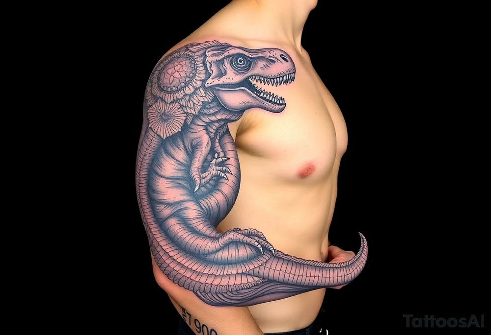 dinosaur tattoo idea