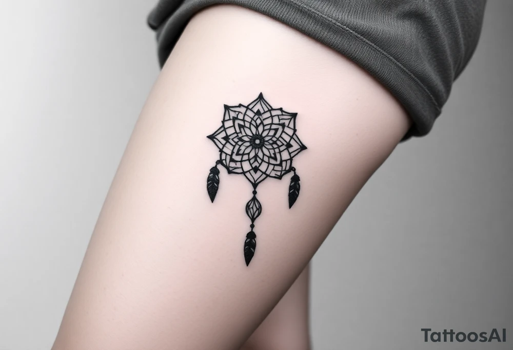 dreamcatcher tattoo idea