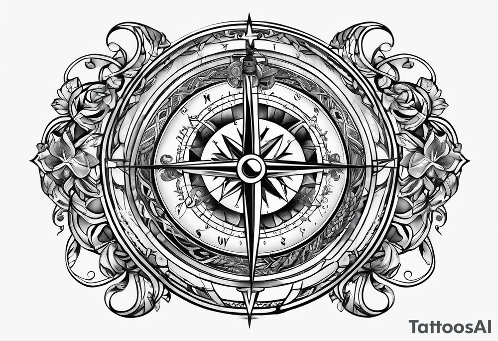 Vikings compass tattoo idea
