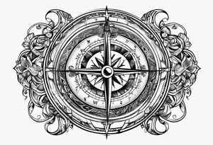Vikings compass tattoo idea