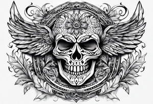 Knife, artistic, spiritual tattoo idea
