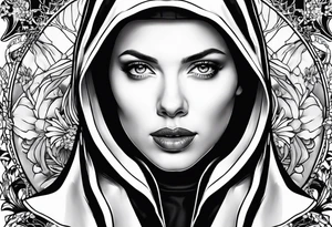 Scarlett Johansson as a nun tattoo idea