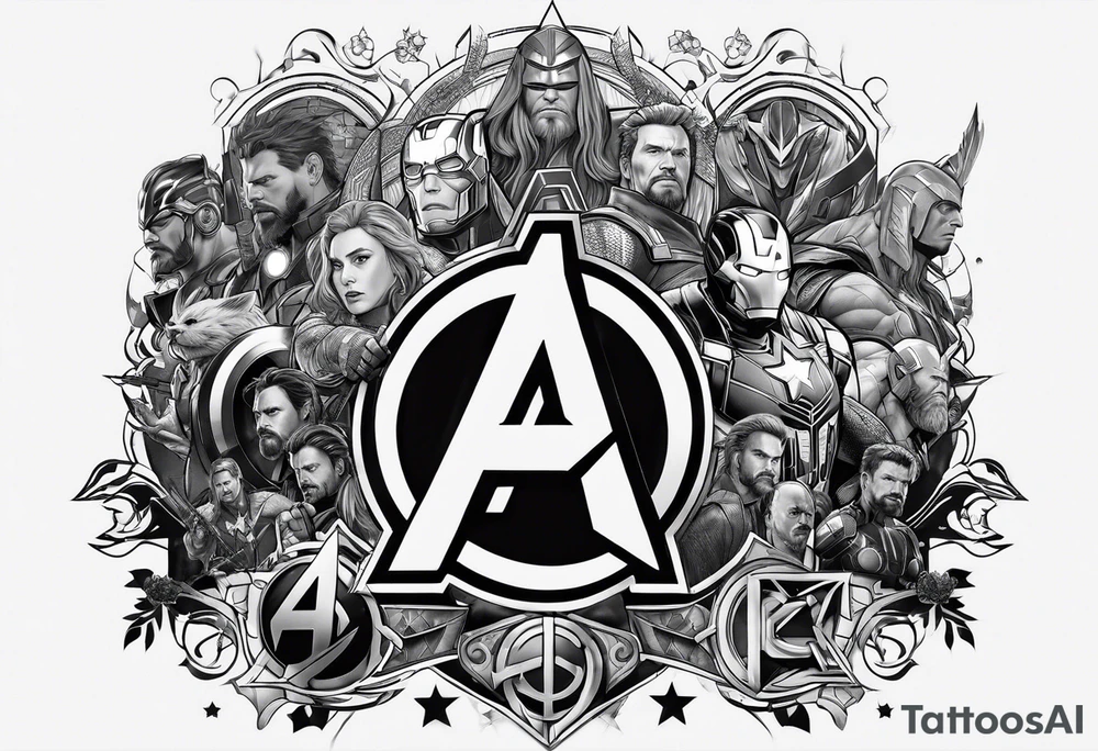 avengers tattoo idea