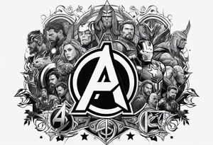avengers tattoo idea
