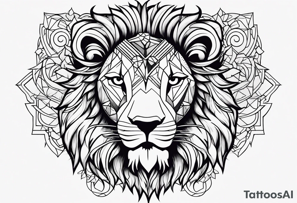 Lion tattoo idea