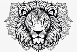 Lion tattoo idea