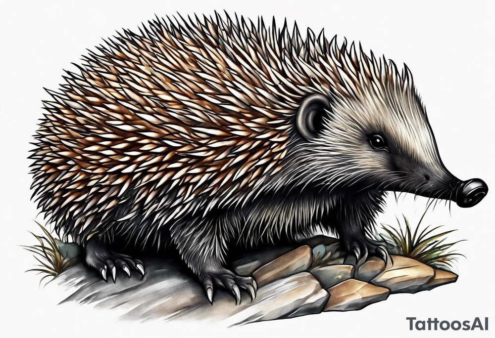 echidna tattoo idea