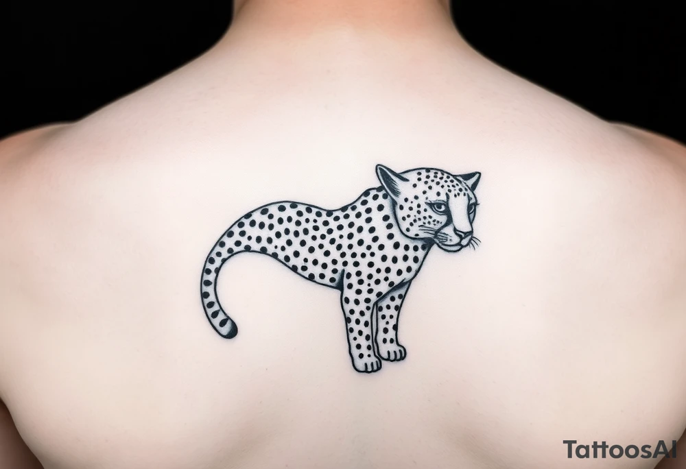 cheetah tattoo tattoo idea