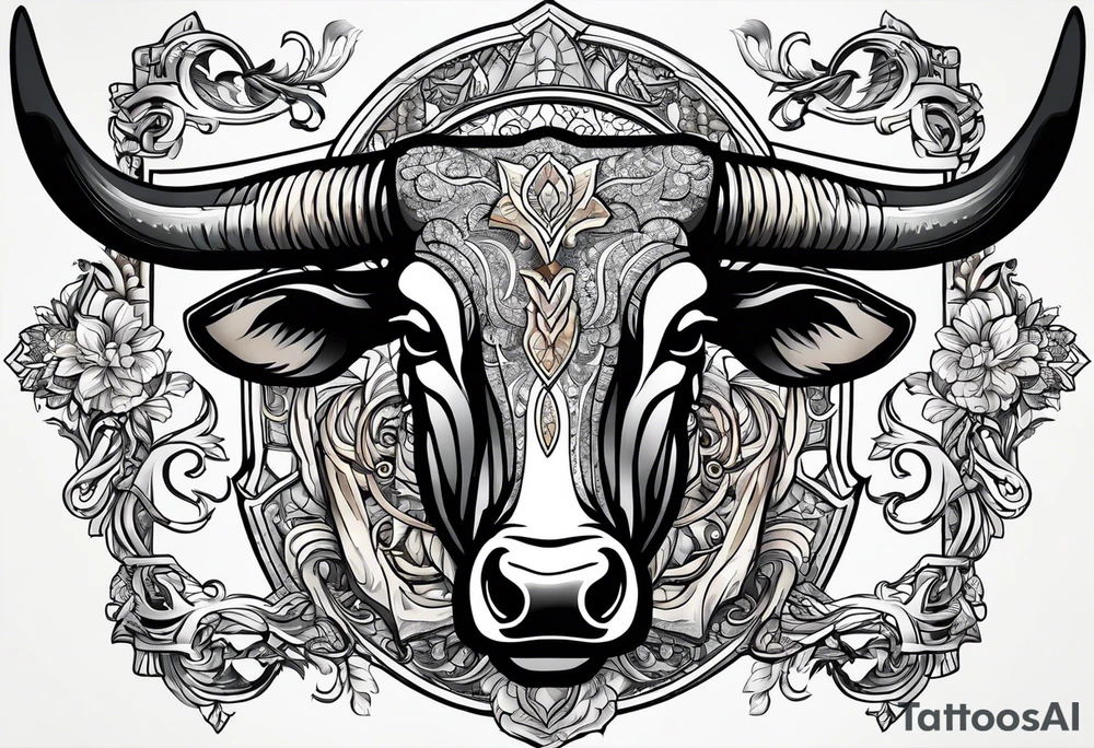cybersigilism Longhorn tattoo idea